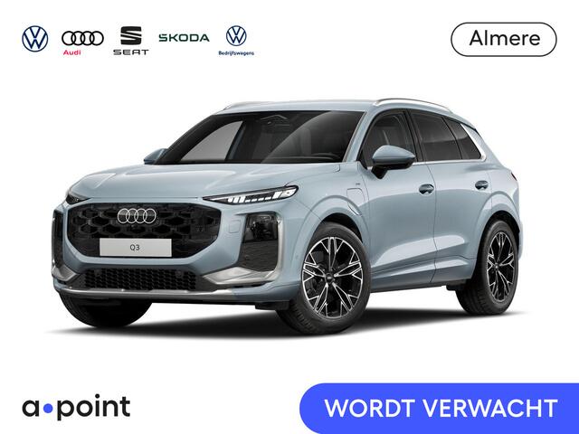Audi Q3 1.5 200kW e-hybrid S edition 272PK | 4jr garantie | Binnenkort verwacht | S-line in & Exterieur | Blindspot | MMI plus | Achteruitrijcamera |