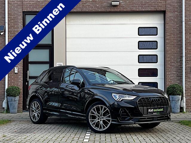 Audi Q3 35 TFSI Automaat S-Line Black edition 150 PK / Audi Virtual Cockpit / 20" Velgen / Apple CarPlay / Trekhaak Zwenkbaar / Camera / Sport Int / 1e Eigenaar!
