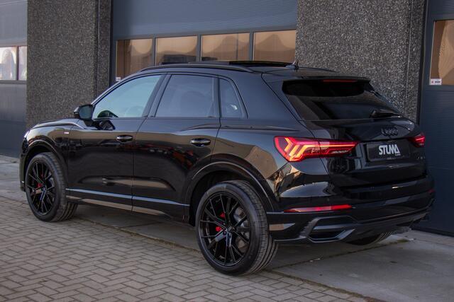 Audi Q3 45 TFSI e S edition | S-Line | Matrix LED | Pano | 245 PK | BTW | 1 Eigenaar | Dealer Onderhouden | Virtual | Carplay | Camera | Climate | Leder | Keyless | DAB | Navigatie | 20 Inch Performance | Black Line | Stoelverwarming | Lane Assist | ACC | Garanti