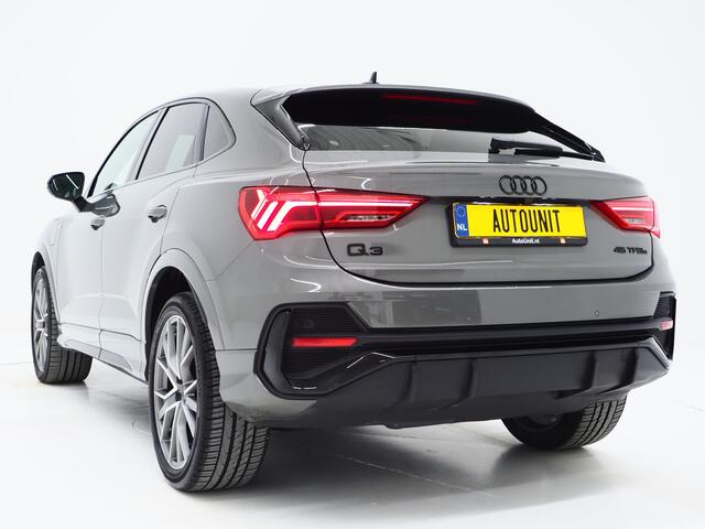Audi Q3 Sportback 45 TFSI e S-Line Edition Black | LED | Keyless | Adaptive Cruise | Camera | Zwarte Hemel | Carplay