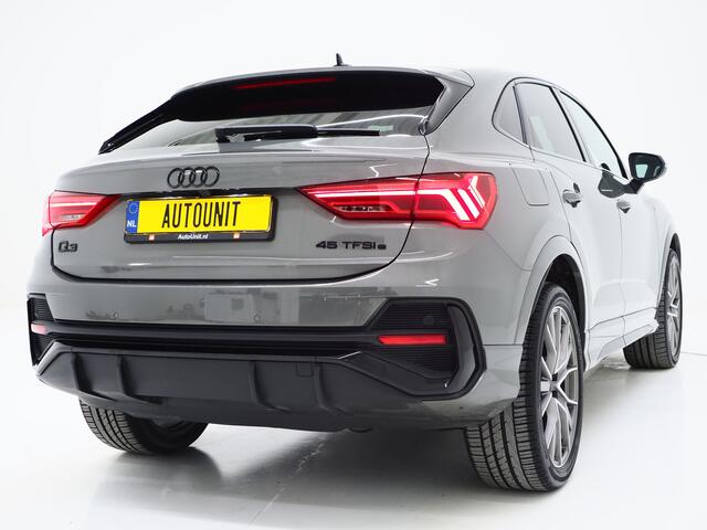 Audi Q3 Sportback 45 TFSI e S-Line Edition Black | LED | Keyless | Adaptive Cruise | Camera | Zwarte Hemel | Carplay