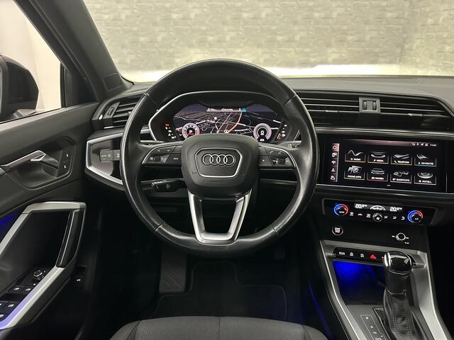 Audi Q3 Sportback 35 TFSI S-Line | Sfeerverlichting | Keyless-Entry | Full-LED | Black-Optic | Audi-Sound | Carplay | Virtual-Cockpit | Climate-Control | Draadloos Laden | Dodehoek | Lane Assist | Autom. Achterklep |