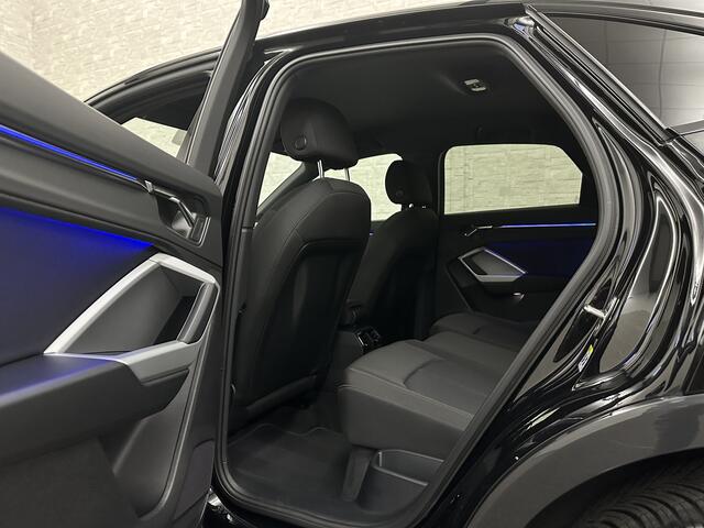 Audi Q3 Sportback 35 TFSI S-Line | Sfeerverlichting | Keyless-Entry | Full-LED | Black-Optic | Audi-Sound | Carplay | Virtual-Cockpit | Climate-Control | Draadloos Laden | Dodehoek | Lane Assist | Autom. Achterklep |