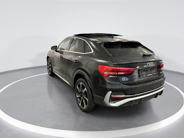 Audi Q3 Sportback 45 TFSIe 245pk S-tronic S Edition · Panoramadak · Elek. Achterklep · Dodehoek Detectie · Lederen Bekleding · Cruise Control · P-Sensoren · 19'' Inch ·