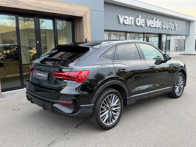 Audi Q3 Sportback 35 TFSI 150pk S-tronic S-line | Standkachel | Black Style | Alcantara | Sonos | Dode hoek | Rijklaar incl. garantie