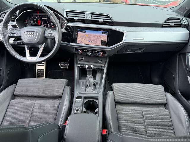 Audi Q3 Sportback 35 TFSI 150pk S-tronic S-line | Standkachel | Black Style | Alcantara | Sonos | Dode hoek | Rijklaar incl. garantie
