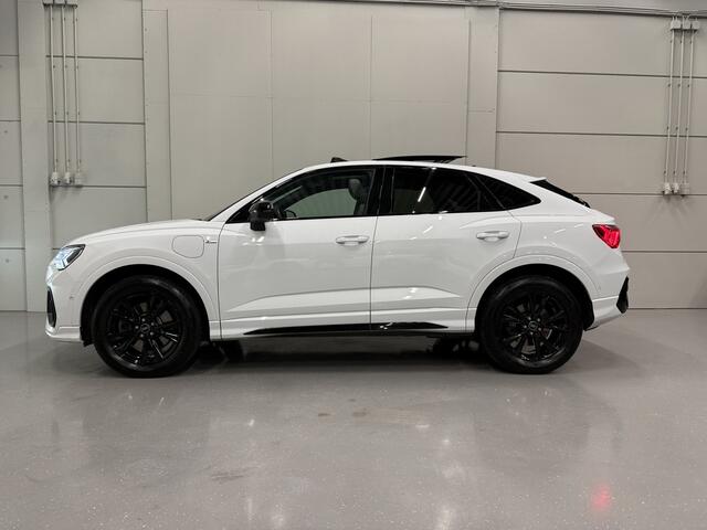 Audi Q3 Sportback 45 TFSI e S-Line PANO/SONOS/360CAMERA/ACC/SFEER/18"BLACK/KEYLESS/BLACK-OPTIC PLUS/MATRIX/VIRTUAL/DONKERE-HEMEL/SPORTPAKKET/VOLLEDIG AUDI DEALER HISTORIE