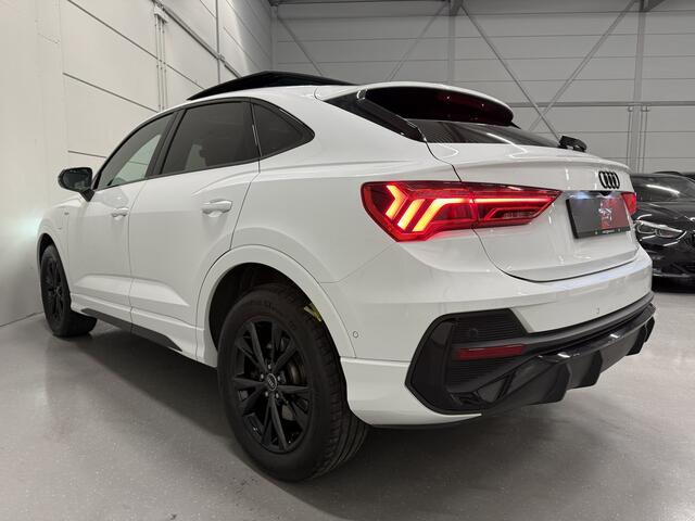 Audi Q3 Sportback 45 TFSI e S-Line PANO/SONOS/360CAMERA/ACC/SFEER/18"BLACK/KEYLESS/BLACK-OPTIC PLUS/MATRIX/VIRTUAL/DONKERE-HEMEL/SPORTPAKKET/VOLLEDIG AUDI DEALER HISTORIE