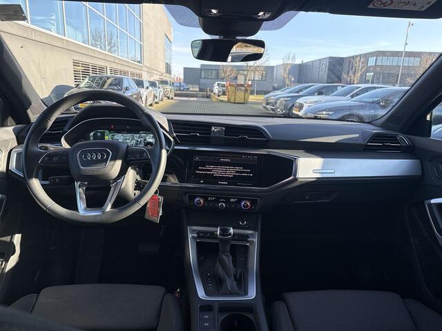 Audi Q3 Sportback 45TFSIe 245pk Advanced Edition · Camera + Parkeersensoren · Apple/Android Car Play · Stoelverwarming · Navigatie · Adaptive Cruise Control · Garantie t/m 11-02-2028 of 100.000km