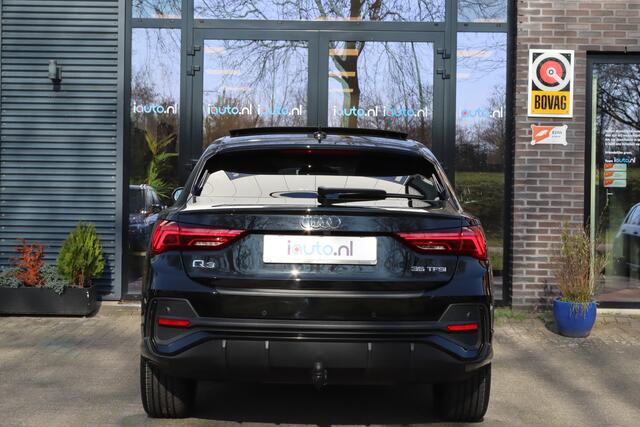 Audi Q3 Sportback 35 TFSI S-Line Optiek Black Pano/Leder/LED/ACC/Camera/Virtual Cockpit+/19"/Trekhaak wegkl.