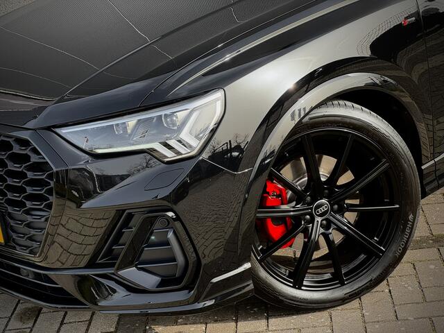 Audi Q3 Sportback 45 TFSI 230 pk Quattro 3x S-Line | Matrix Led | Black Optick | Camera | Trekhaak | Adaptive Cruise Control | Lederen Sportstoelen |