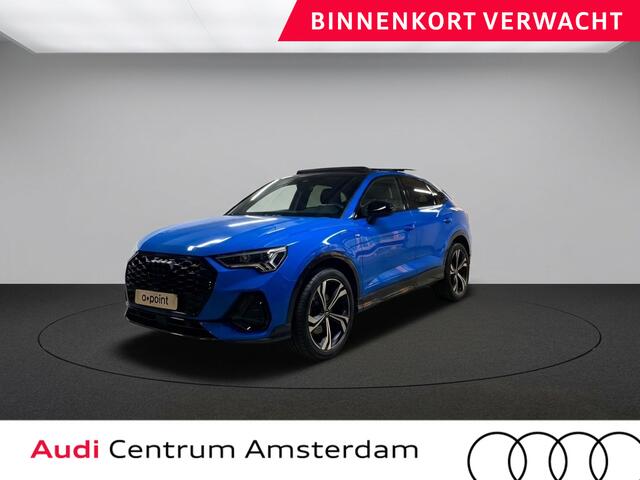 Audi Q3 Sportback 45 TFSI e S Edition 245 pk S-tronic | Navigatie | Panoramadak | Parkeersensoren | Achteruitrijcamera | Stoelverwarming | Lichtmetalen velgen 20" | S-Line |