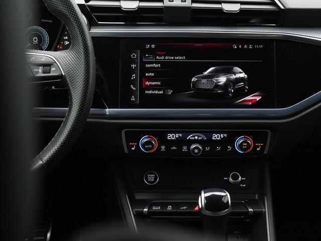 Audi Q3 Sportback 45 TFSI e 245 pk S-Line | Panoramadak | Trekhaak | Geheugenstoel | Leder/alcantara | Sonos | Achteruitrijcamera