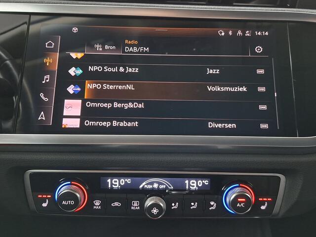 Audi Q3 Sportback 45 TFSI e S Edition | Camera | Trekhaak | AppleCarplay AndroidAuto Navigatie | Stoelverwarming | Matrix LED |