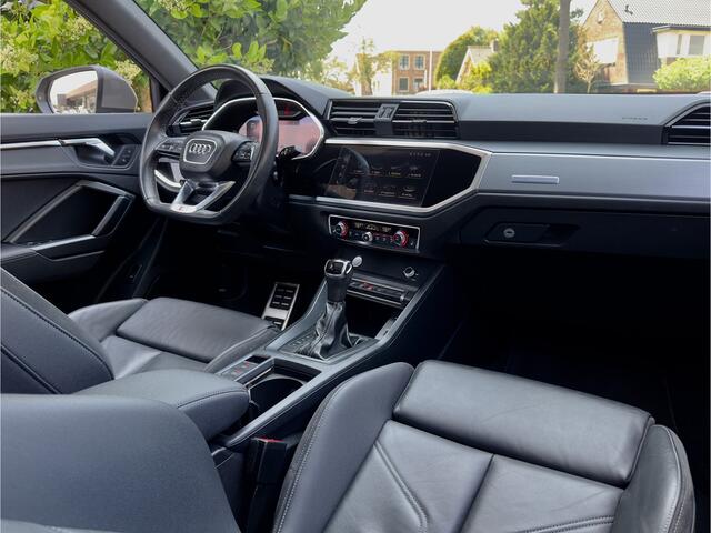 Audi Q3 35 TFSI AUT7 3X S-LINE. PANODAK LEDER NAVI CAMERA DIGI-DASH APPLE-CARPLAY LED LMV-20INCHE PDC