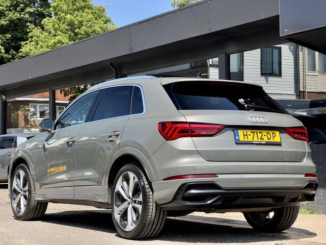 Audi Q3 35 TFSI AUT7 3X S-LINE. PANODAK LEDER NAVI CAMERA DIGI-DASH APPLE-CARPLAY LED LMV-20INCHE PDC