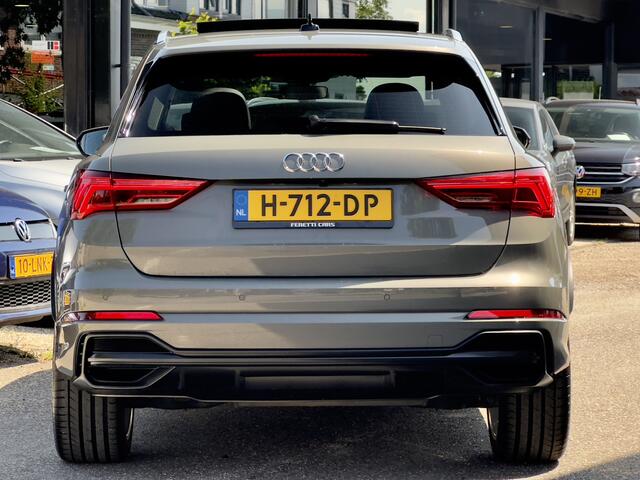 Audi Q3 35 TFSI AUT7 3X S-LINE. PANODAK LEDER NAVI CAMERA DIGI-DASH APPLE-CARPLAY LED LMV-20INCHE PDC