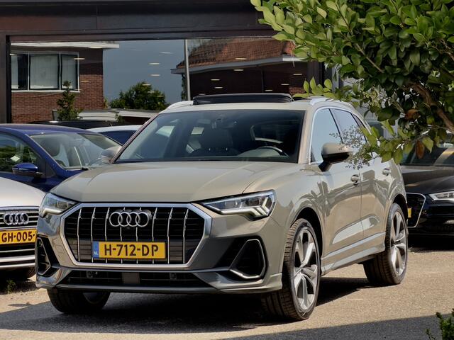 Audi Q3 35 TFSI AUT7 3X S-LINE. PANODAK LEDER NAVI CAMERA DIGI-DASH APPLE-CARPLAY LED LMV-20INCHE PDC
