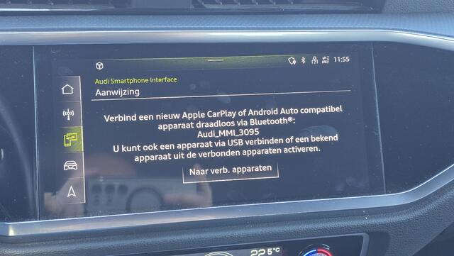 Audi Q3 35 TFSI S edition Automaat | Camera | Carplay | Navigatie | PDC | Leder | Stoelverwarming | Keyless | Cruise