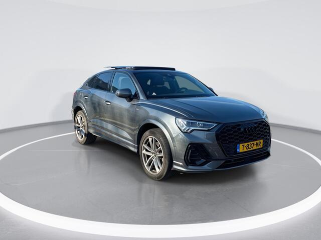 Audi Q3 Sportback 45 TFSI e 245pk S Edition · Panoramadak · Camera · Trekhaak wegklapbaar · Dodehoeksensor · Stoelverwarming · Apple/Android Car Play · Garantie t/m 21-06-2027 of 100.000km
