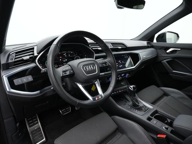 Audi Q3 45 TFSI e 245 pk S-Line | Panoramadak | Trekhaak | Achteruitrijcamera | Stoelverwarming | Adaptive Cruise