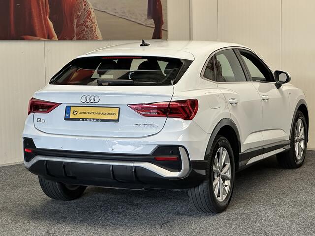 Audi Q3 SPORTBACK 45 TFSI E S EDITION NAVIGATIE CRUISE CONTROL CLIMATE CONTROL APPLE CARPLAY/ANDROID RIJSTROOKSENSOREN 18"LICHTMETALEN VELGEN PDC ZEER MOOI !! 3010