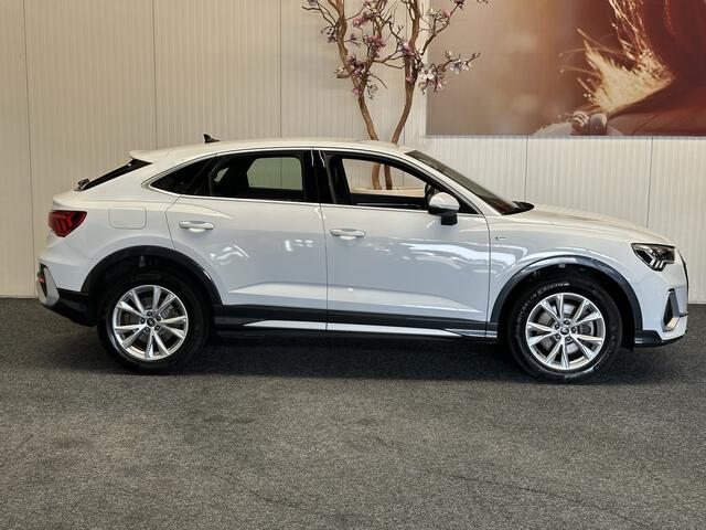 Audi Q3 SPORTBACK 45 TFSI E S EDITION NAVIGATIE CRUISE CONTROL CLIMATE CONTROL APPLE CARPLAY/ANDROID RIJSTROOKSENSOREN 18"LICHTMETALEN VELGEN PDC ZEER MOOI !! 3010