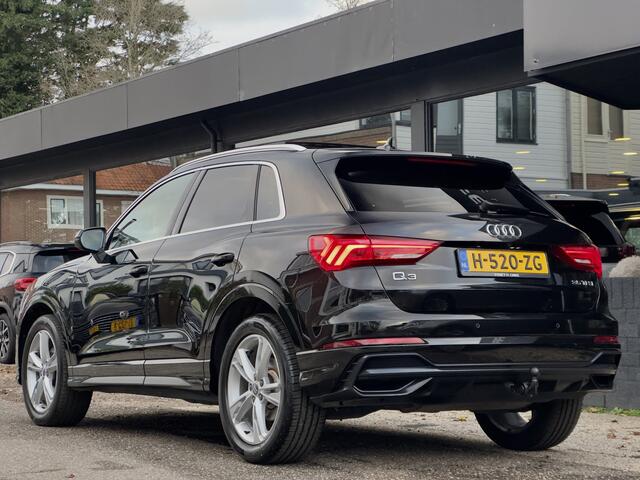 Audi Q3 35 TFSI AUT7 2X S-LINE. PANODAK LEDER NAVI CAMERA DIGI-DASH CARPLAY LED LMV PDC