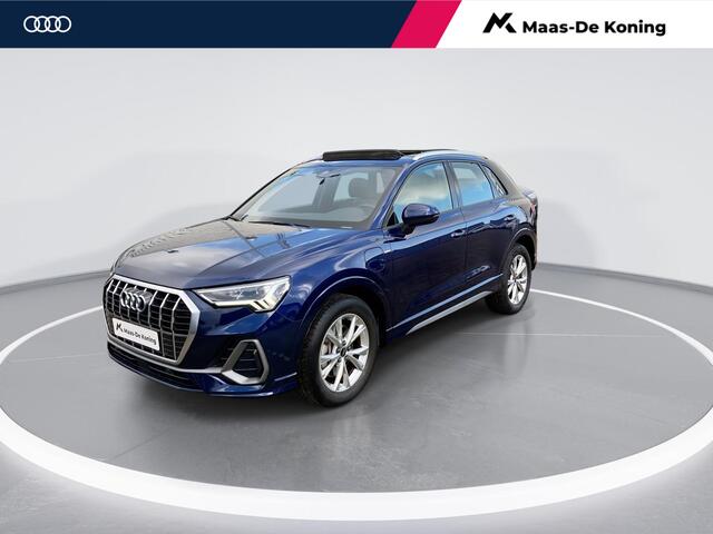 Audi Q3 45 TFSIe 180kW/245PK S Line · Panoramadak · Camera · Apple/Android Car Play · Drive select · Leder/Stof