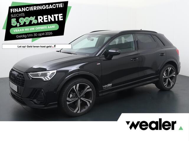 Audi Q3 S edition Competition 35 TFSI S tronic | 150 PK | Automaat | Adaptieve Cruise Control | Achteruitrijcamera | Afgevlakt Stuur | Keyless Entry | Inklapbare Spiegels | Volleder | Stoelverwarming | S Line |