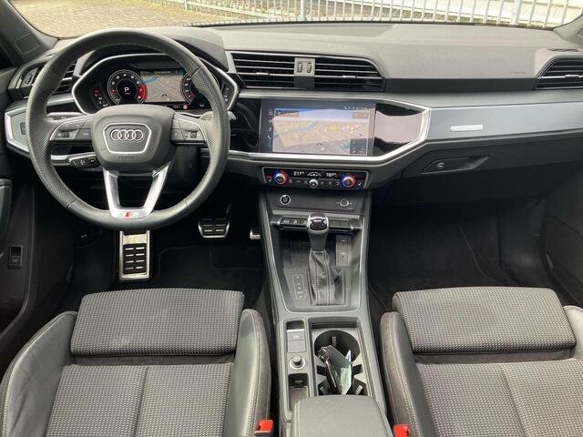 Audi Q3 Sportback 35TFSI/150PK S Edition · Panoramadak · Camera + Parkeersensoren · Apple/Android Car Play · Navigatie ·