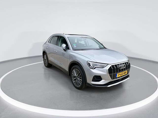 Audi Q3 35 TFSI 150pk S-tronic Advanced edition · Panoramadak · Apple/Android Car Play · Trekhaak · Navigatie · P-Sensoren · Alarm · 19'' Inch ·