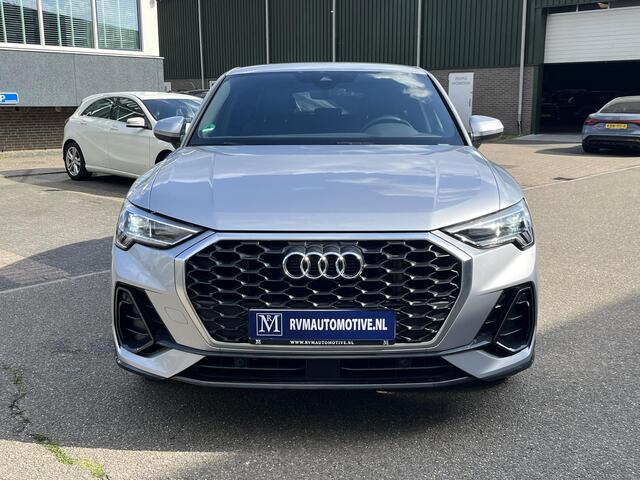 Audi Q3 Sportback 45 TFSI e S-LINE LEDEREN SPORTSTOELEN| STOELVERWARMING| ADAPTIVE CRUISE CONTROL| FULL LED| DODE HOEK SENSOR| RIJKLAARPRIJS INCL. 12 MND BOVAG GARANTIE