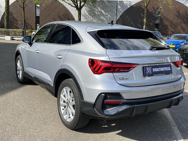 Audi Q3 Sportback 45 TFSI e S-LINE LEDEREN SPORTSTOELEN| STOELVERWARMING| ADAPTIVE CRUISE CONTROL| FULL LED| DODE HOEK SENSOR| RIJKLAARPRIJS INCL. 12 MND BOVAG GARANTIE