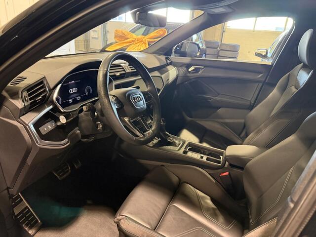 Audi Q3 Sportback 45 TFSI e S Edition | S-Line | 245 PK | Leder | Matrix LED | Dode Hoek | Virtual Pro | DAB | ACC | Climate | Stoelverwarming | 1 Eigenaar | Dealer Onderhouden | Garantie