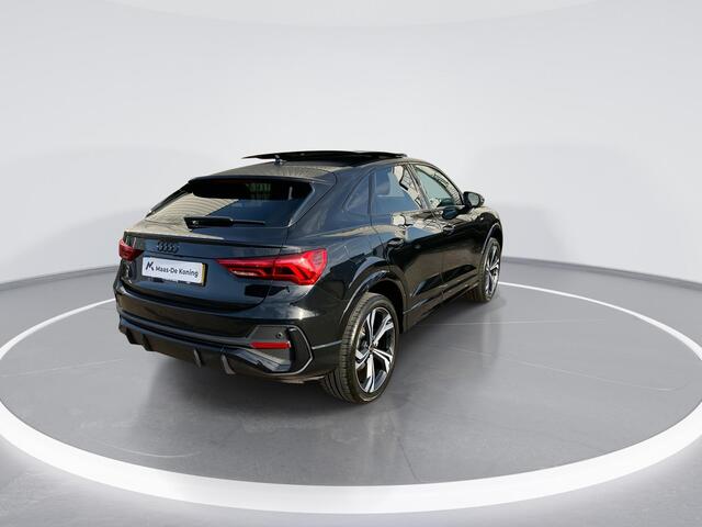 Audi Q3 Sportback 45 TFSIe S Line 180kW/245PK · Panoramadak · Dodehoeksensor · Apple/Android Car Play · Drive select · Leder/Alcantara · 20'' ·