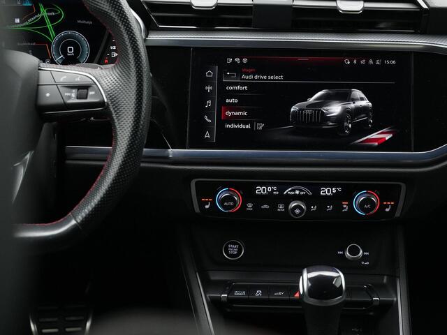 Audi Q3 45 TFSI e 245 pk S-Line | Panoramadak | Trekhaak | Sonos | Leder/alcantara | Elektrische stoel