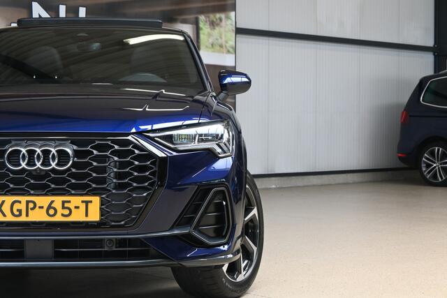 Audi Q3 Sportback 45 TFSIe 245pk S Edition | 360° | Memory | Pano | Sonos | 100% (Dealer) onderhouden label