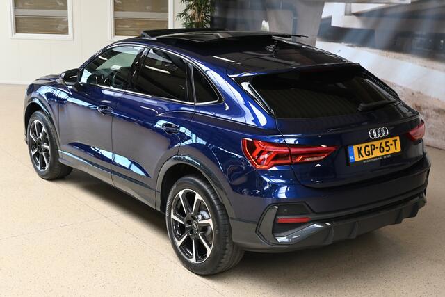 Audi Q3 Sportback 45 TFSIe 245pk S Edition | 360° | Memory | Pano | Sonos | 100% (Dealer) onderhouden label