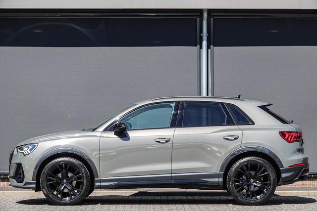 Audi Q3 35Tfsi 150Pk Aut. | Edition one | S-Line | Achteruitrijcamera | Trekhaak | Black optiek | 20'' | Chronos Grijs