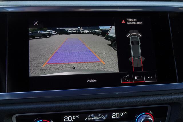 Audi Q3 35Tfsi 150Pk Aut. | Edition one | S-Line | Achteruitrijcamera | Trekhaak | Black optiek | 20'' | Chronos Grijs