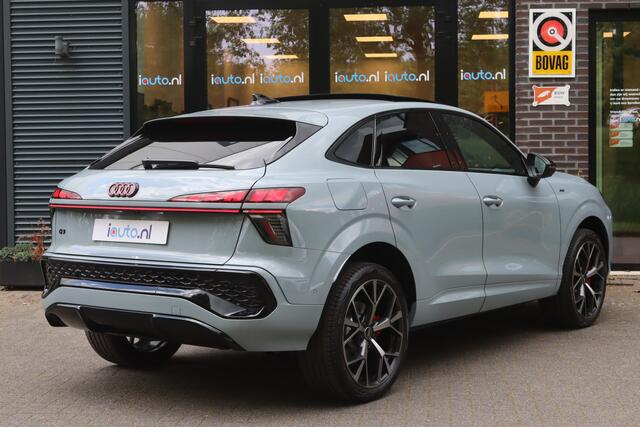 Audi Q3 Sportback 1.5 200kW e-hybrid S-Line Pano/Sonos/360/Tech Pro/Elek. stoelen+mem/Head-up/Keyless/20"/Trekhaak wegkl.
