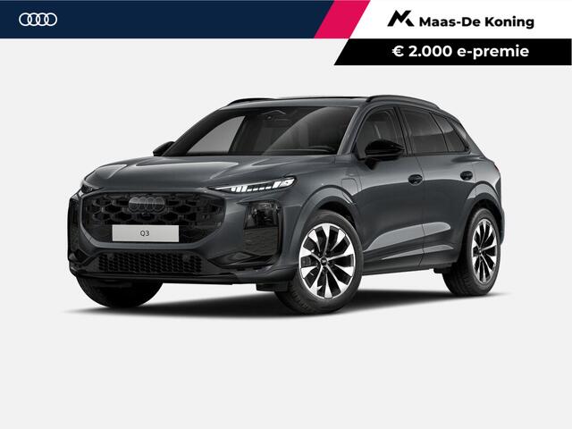 Audi Q3 1.5 200kW e-hybrid S edition 272 PK · Tech plus · Trekhaak elek. wegklapbaar · Glazen panoramadak