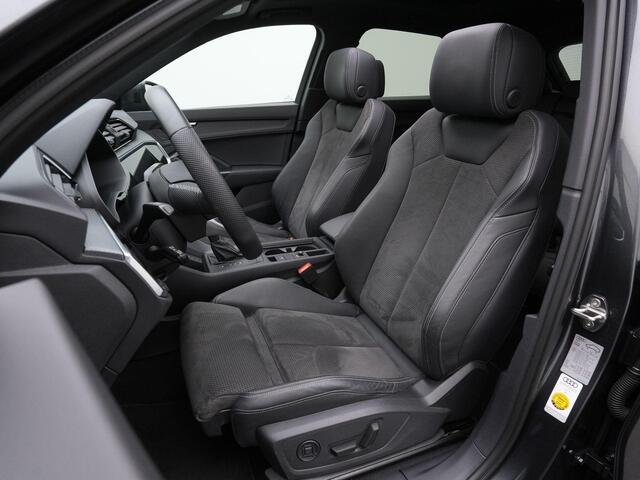 Audi Q3 45 TFSI e 245 pk S-Line | Panoramadak | Leder/alcantara | Elektrische stoelen | Achteruitrijcamera | Elektrische achterklep | Stoelverwarming