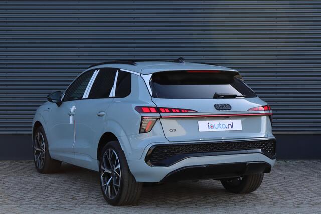 Audi Q3 1.5 200kW 272pk e-hybrid S-Line Pano/Leder/Tech Plus/Matrix LED/Camera/Elek-klep/Keyless/20"/ACC/Trekhaak wegkl.