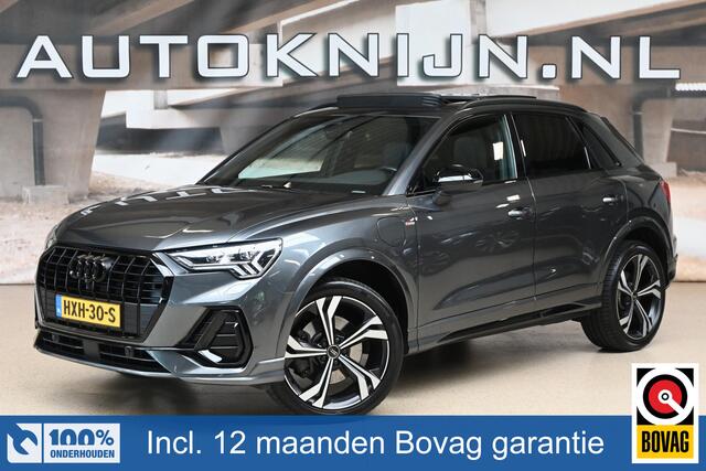 Audi Q3 45 TFSIe 245pk S edition | 360° | Pano | Elek. stoel | Sonos | Matrix | 100% (Dealer) onderhouden label