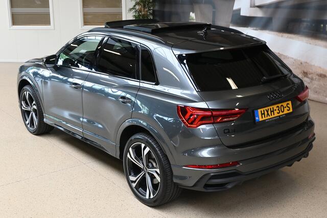 Audi Q3 45 TFSIe 245pk S edition | 360° | Pano | Elek. stoel | Sonos | Matrix | 100% (Dealer) onderhouden label