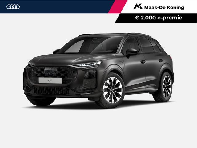 Audi Q3 1.5 200kW e-hybrid S edition 272 PK · Trekhaak elek. wegklapbaar · Tech plus · Glazen panoramadak