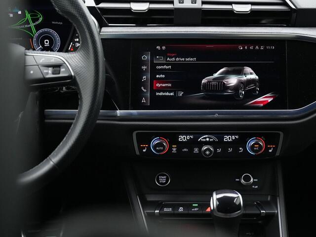 Audi Q3 45 TFSI e 245 pk S-Line | Trekhaak | Sonos | Leder/alcantara | Adaptive Cruise | Elektrische achterklep | Stoelverwarming