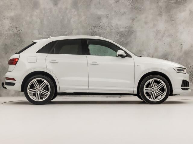 Audi Q3 1.4 TFSI CoD S-LIne Sport 150Pk Automaat (2X S-LINE, NAVIGATIE, LEDER, STOELVERWARMING, SPORTSTOELEN, GETINT GLAS, TREKHAAK, NIEUWE APK, NIEUWSTAAT)